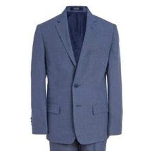 Nautica‎ Big Boys Blue Micro-Texture Suit Top Size 10 - Picture 1 of 7